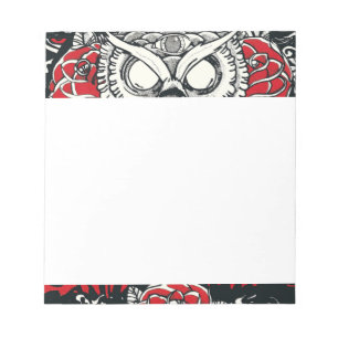 Bloc-note Bloc - notes foncé de hibou