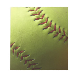 Bloc-note Bloc - notes jaune du base-ball