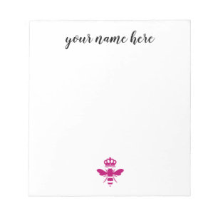 Bloc-note Bloc - notes personnalisé d'abeille