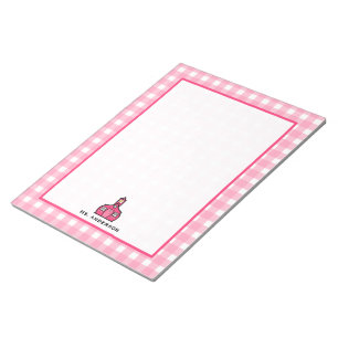Bloc-note Bloc - notes rose de professeur de guingan