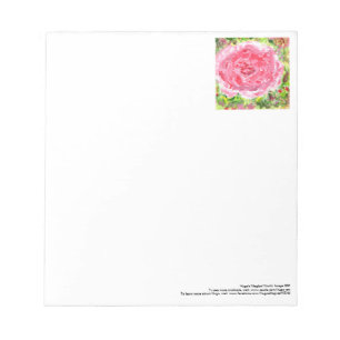 Bloc-note Bloc - notes rose gigantesque