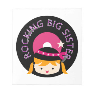 Bloc-note Blond Rocking Big Sister