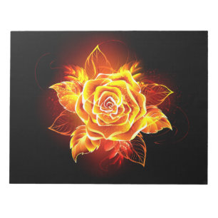 Bloc-note Blooming Fire Rose