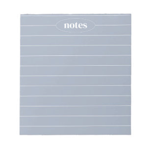 Bloc-note Blue Grey Notes Élégance et modernité
