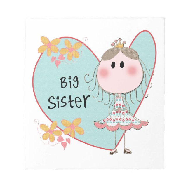 Bloc-note Blue Heart Princess Big Sister (Devant)