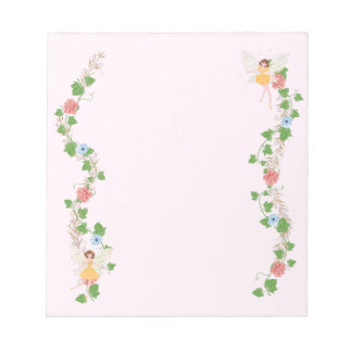 Bloc-note Blush Whimsical Fairy Flower Vines