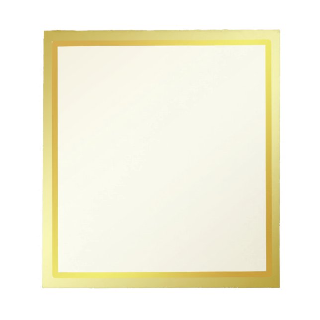 Bloc-note Boarder Gold Cadre photo Autograph (Devant)