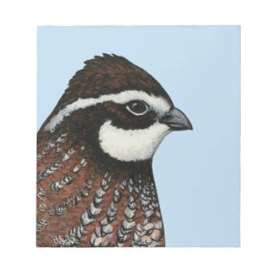 Bloc-note Bobwhite Quail Head