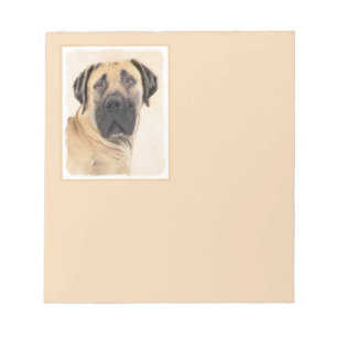 Bloc-note Boerboel Peinture - Cute Original Chien Art