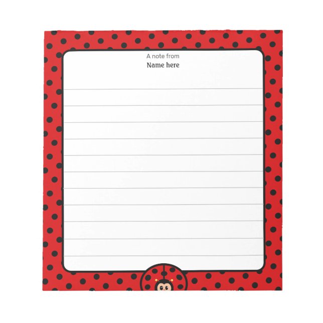 Bloc-note Bogue Lady Cute Lined (Devant)