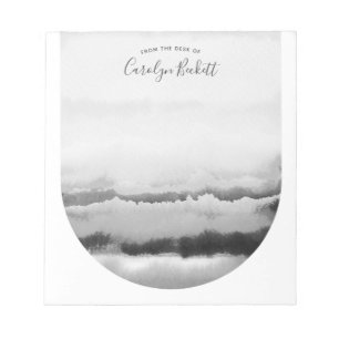 Bloc-note Boho Watercolor Cravate-colorant personnalisé Bloc