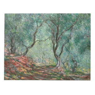 Bloc-note Bois d'olivier dans les jardins de Moreno (par Mon