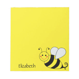 Bloc-note Bombe jaune mou Personnalisée