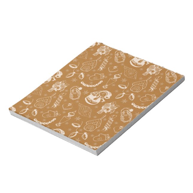 Bloc-note bonhomme de neige de noël (Tourné)