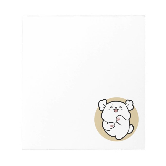 Bloc-note Bonjour du côté écorché (Devant)