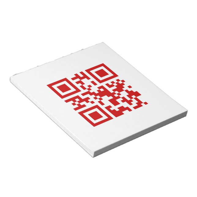 Bloc-note Bonne année ! — Code QR (Incliné)