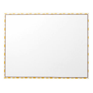 Bloc-note Bordure Soleil Brun 