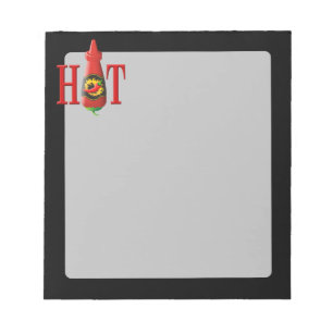 Bloc-note Bouteille de sauce chaude