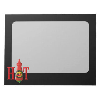 Bloc-note Bouteille de sauce chaude