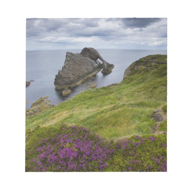 Bloc-note Bow Fiddle Rock, Portknockie, Écosse (Devant)