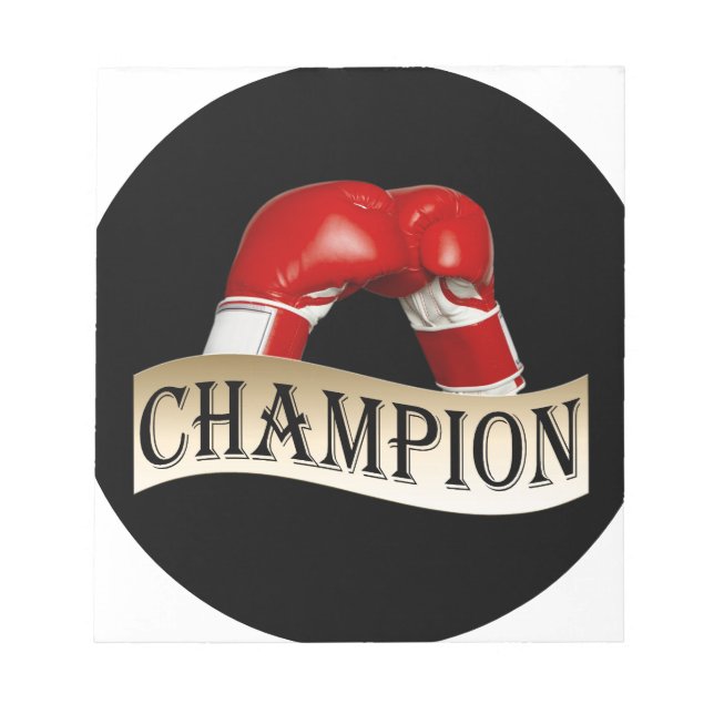 BLOC-NOTE BOXING (Devant)