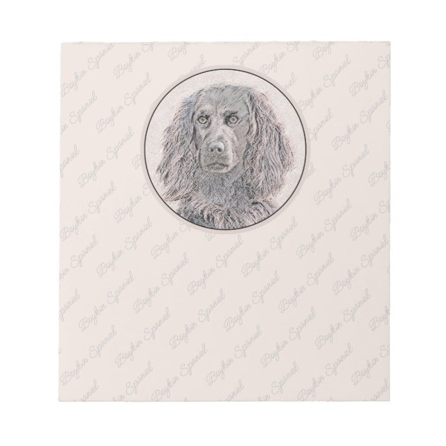 Bloc-note Boykin Peinture Espagnole - Cute Original Chien Ar (Devant)