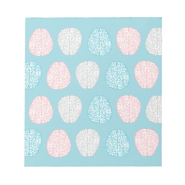 Bloc-note Brainy Pastel Motif (Devant)