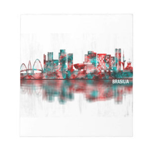 Bloc-note Brazil Skyline