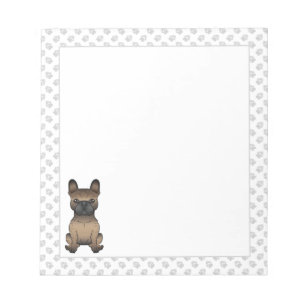 Bloc-note Brindle French Bulldog / Frenchie Cute Dog & Pws
