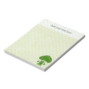 Bloc-note Brocoli vert