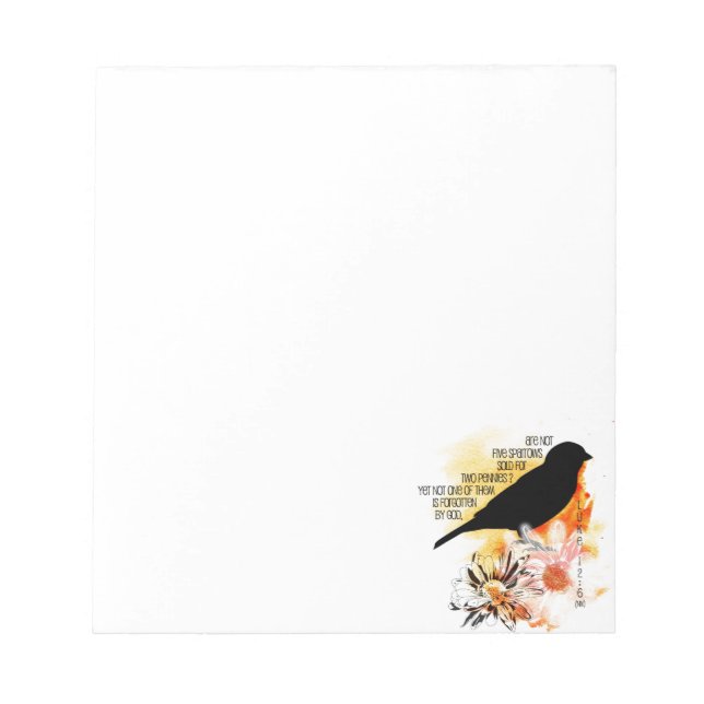 Bloc-note Bruant non oublié (Devant)