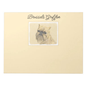 Bloc-note Bruxelles Griffon Rough Paining - Art Chien origin