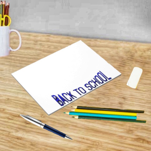 Bloc-note BTS Blue S Paint (This notepad with its fun design, is imprinted on every page, for you to enjoy!)