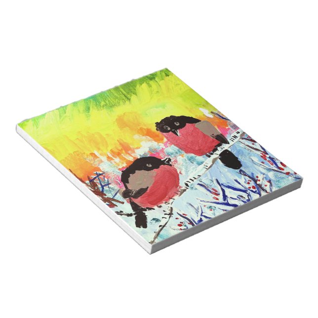 Bloc-note Bullfinch Birds (Incliné)