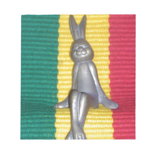 Bloc-note Bunny à Rasta Couleurs : Une touche de Super (Devant)