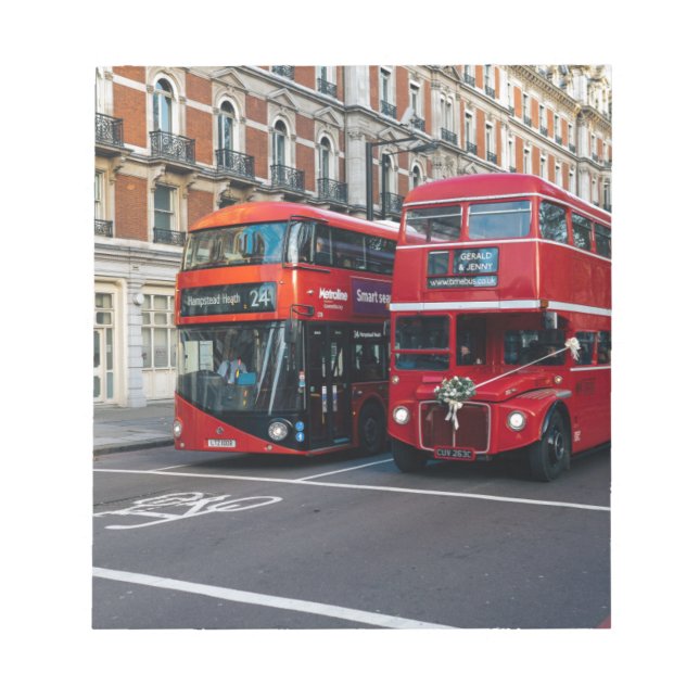 Bloc-note Bus Red Double Decker (Devant)
