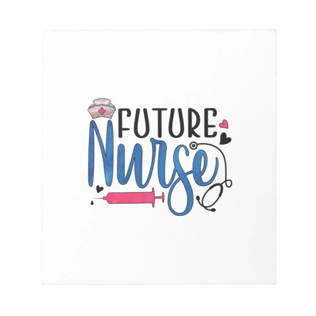 Bloc-note Cadeau d'infirmière | Infirmière future (Devant)