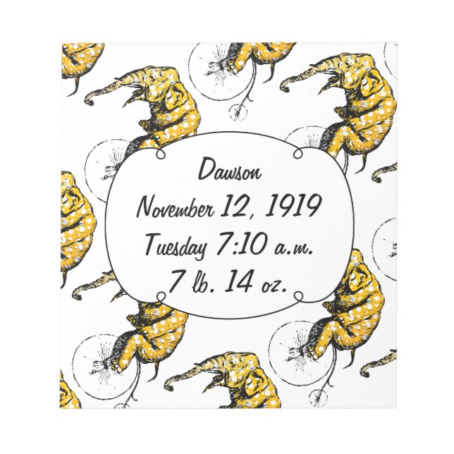 Bloc-note Cadeaux Circus Elephant (Devant)