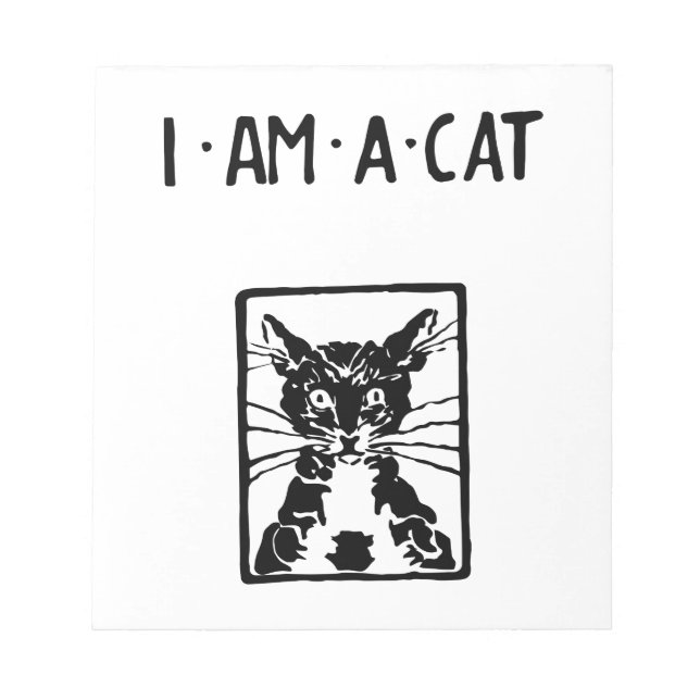 Bloc-note Cadeaux de chats noirs (Devant)
