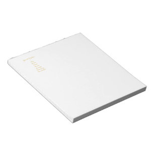 Bloc-note Cadeaux de l'Esprit Saint en 3D Look Script doré