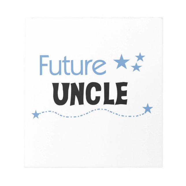 Bloc-note Cadeaux d'oncles futurs (Devant)