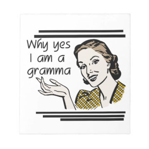 Bloc-note Cadeaux Gramma Retro