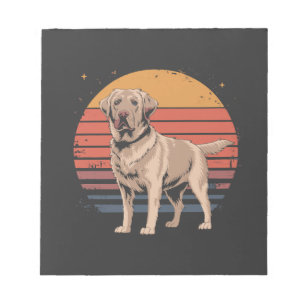 Bloc-note Cadeaux Rétro Vintage pour Amateurs de Labradors R