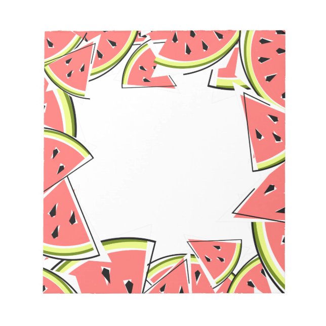 Bloc-note Cadre de pastèque (Devant)