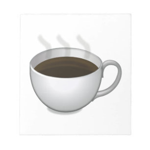 Bloc-note Café chaud - Emoji