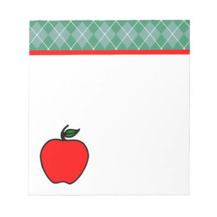 Bloc-note Cahier Cadeau Prof Argyle Apple Teacher's School