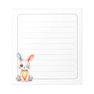 Bloc-note Cahier ligné Cadeau Lapin Mignon 5,5 x 6