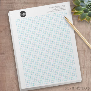 Bloc-note Calcpad graphique d'ingénierie avec logo de l'entr