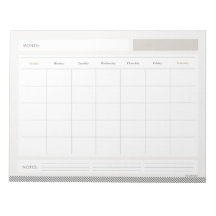 Calendrier mensuel