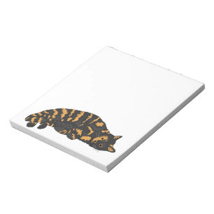 BLOC-NOTE CALICO TORTIE CAT NOTE PAD